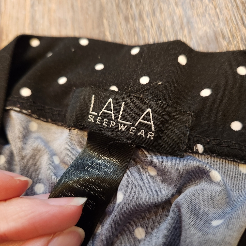 Lala Sleepwear Polka Dot Robe - Picture 3 of 3